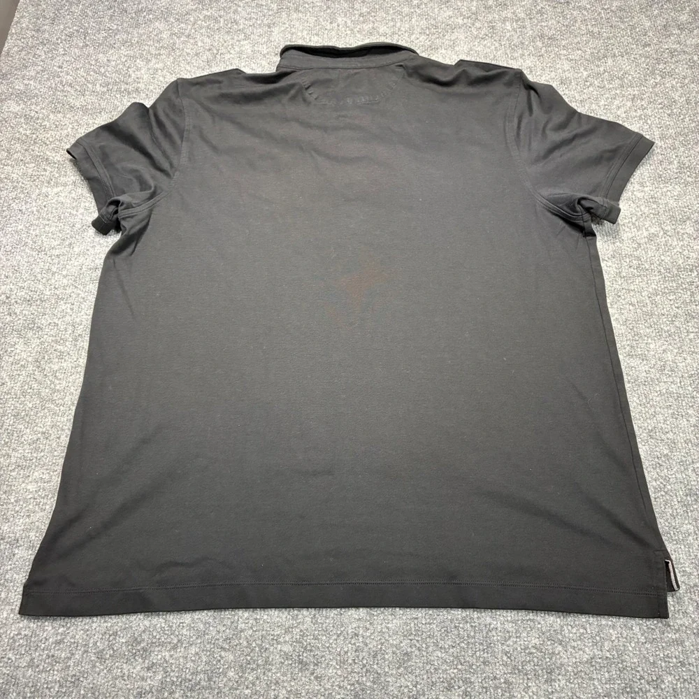 Banana Republic Polo Shirt‎ Mens XL Charcoal Gray Short Sleeve Utility Pockets